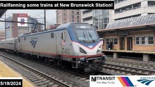 Railfanning some trains at New Brunswick Station (5/18/24)