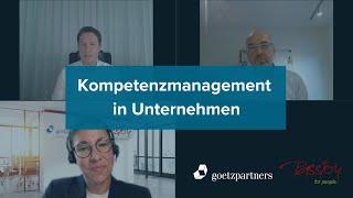 Webinar: Kompetenzmanagement in Unternehmen | goetzpartners x Passion for People