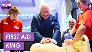 King of Hearts: Charles Does CPR During Royal College of Nursing Visit