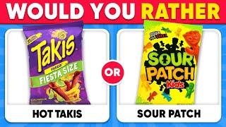 Would You Rather...? Junk Food Edition  Quiz Alien