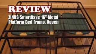 ZINUS SmartBase 16-Inch Metal Bed Frame Review 2025