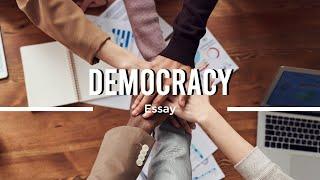 Democracy ||  My Country || Important Essay || English Essay