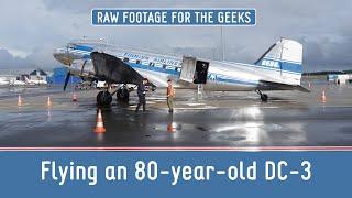 Flying an 80-year-old DC-3 from Helsinki to Tallinn and back (raw footage for the aviation geeks)