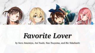 Favorite Lover (full mix version) w/ Romanji Lyrics & English Translation | Kanojo Okarishimasu |