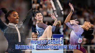 Highest Scoring Routines from 2024 US National Championships Day 1