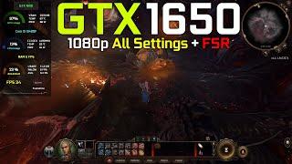 Baldur's Gate 3 : GTX 1650 - 1080p All Settings + FSR