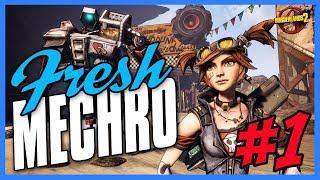 Borderlands 2 | Mechromancer Playthrough Funny Moments & Legendary Loot - Day #1