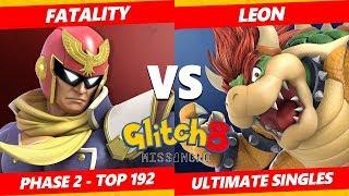 Glitch 8 SSBU - LeoN (Bowser) Vs. Fatality (Captain Falcon) Smash Ultimate Tournament Top 192