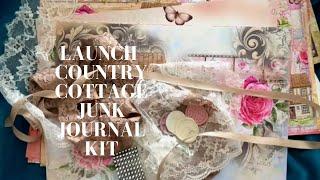 LAUNCH - Country Cottages Junk Journal Kit #shabbydabbydoodah #junkjournal