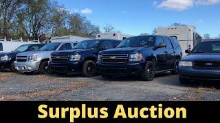 Government Car Auction - Taurus, Caprice, Tahoe and Impala's