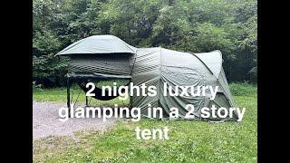 2 nights luxury Glamping in our 2 story villa