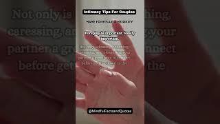 Intimacy tips | Connecting on a Deeper Level - SF20 #intimacytips #intimacyfacts #intimatecare