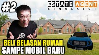 Bang EJ Ditipu Pelanggan! Beli Mobil Baru & Belasan Rumah - Estate Agent Simulator Gameplay - Part 2