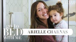 Something Navy’s Arielle Charnas' Nighttime Skincare Routine | Go To Bed With Me | Harper's BAZAAR