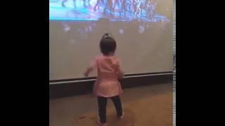 1.5 Year Old Dancing to Lady Gaga (Superbowl)