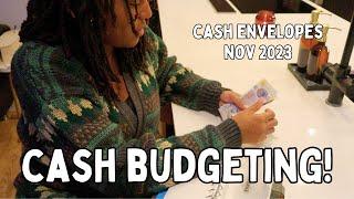 CASH ENVELOPE SYSTEM UK | Budget for November 2023 | Cash Stuffing