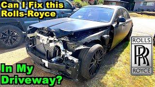  I'm Rebuilding another Rolls-Royce Ghost In my DRIVEWAY !  With Amazing Results 