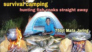 750jt Mata Jaring..!! Bikin Penasaran jantung Dag,Dig,Dug- survival camping