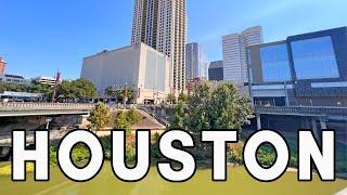 Houston, Texas | Sunset Walking Tour 4K