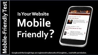 Website Mobile Friendly Test