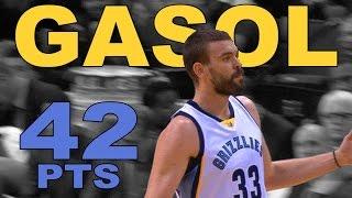 Marc Gasol CAREER HIGH 42 POINTS vs. Toronto | 01.25.17