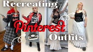 Recreating Trendy Pinterest Outfits  Thrifted + Plus Size