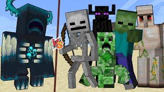 TITAN WARDEN vs ALL TITANS in MINECRAFT