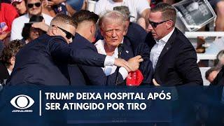 Trump deixa hospital após ser atingido por disparo