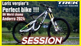 Loris vergier's Trek Session | Downhill World champ andorra 2024 !