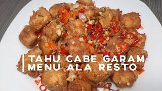 TAHU CABE GARAM MENU ENAK ALA RESTO| MASAK MUDAH RASA WAH #30