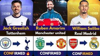 New CONFIRMED and RUMOUR Summer Transfers News 2024  FT. Amorim start working toUnited ️, Saliba