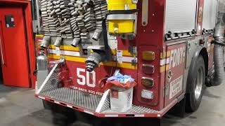 FDNY ENGINE 50 WALK-AROUND . ITS A 2022 SEAGRAVE ATTACKER HD HIGH PRESSURE 2000GPM PUMPER