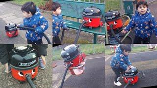 #henry #hetty #hoover #vacuum Henry hoover in #park with 2 yrs old | obsessed about Henry Hoover