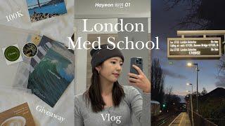 ‍️ Med school vlog | “Meh” days on psychiatry rotation & a lil thank you... | 런던의대생 브이로그