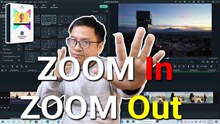 How to Zoom in and Zoom Out - Filmora X Transition Effect