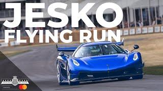 1,600PS Koenigsegg Jesko flies up the FOS Hill | 5.0-litre twin-turbo V8