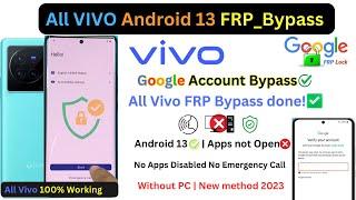 All Vivo FRP Bypass Android 13 Vivo X80 Google Account Bypass Without PC | Latest Updated 2023