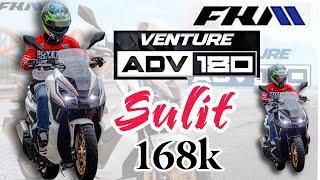 Launch and Unveiling of Most Improved ADV Scooter sa Pinas  VENTURE ADV 180  Intro Price :168k