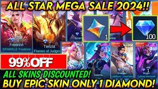 HOW MANY PROMO DIAMONDS TO BUY EPIC/LIMITED SKIN? MEGA SALE ALL START EVENT 2024! - MLBB