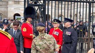 TOO BOSS and VIPs ARRIVES AT HORSE GUARDS For the Trooping the Colour Rehearsal 2024