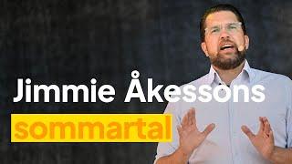 Jimmie Åkessons sommartal i Sölvesborg