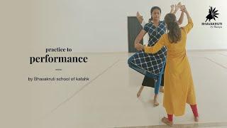 Practice to Performance! #dancepractice #preperation #kathakdance #bhavakrutibyrutuja