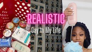 Realistic Day in my life: $200+ Target Run, Yoni pranked me, Shower routine & more! || solaii