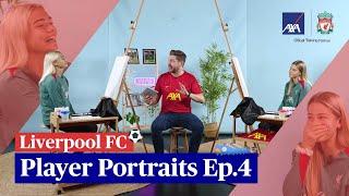 Liverpool FC Player Portraits Ep.4 | Sofie Lundgaard & Marie Höbinger Painting Challenge | AXA UK