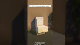 Minecraft: Working Toilet | #shorts