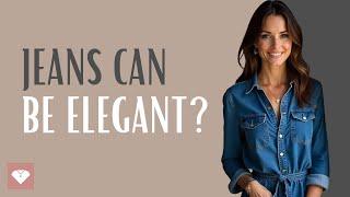 How Elegant Women Wear JEANS in 2025