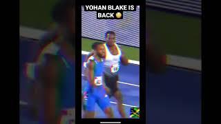 Yohan Blake eases pass his competition to win his semi final in  #trackandfield