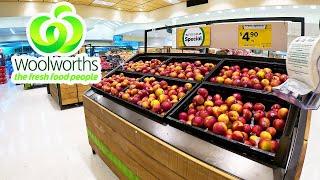 WOOLWORTHS, Supermarket in Perth, Australia, Shop Tour (Fresh Produce, Breads, Cakes, Spreads)