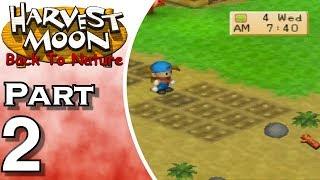 Let's Play Harvest Moon: Back to Nature (Gameplay + Walkthrough) Part 2