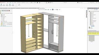 Методы построения мебели в Solid works